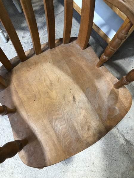 Large wooden carver chair