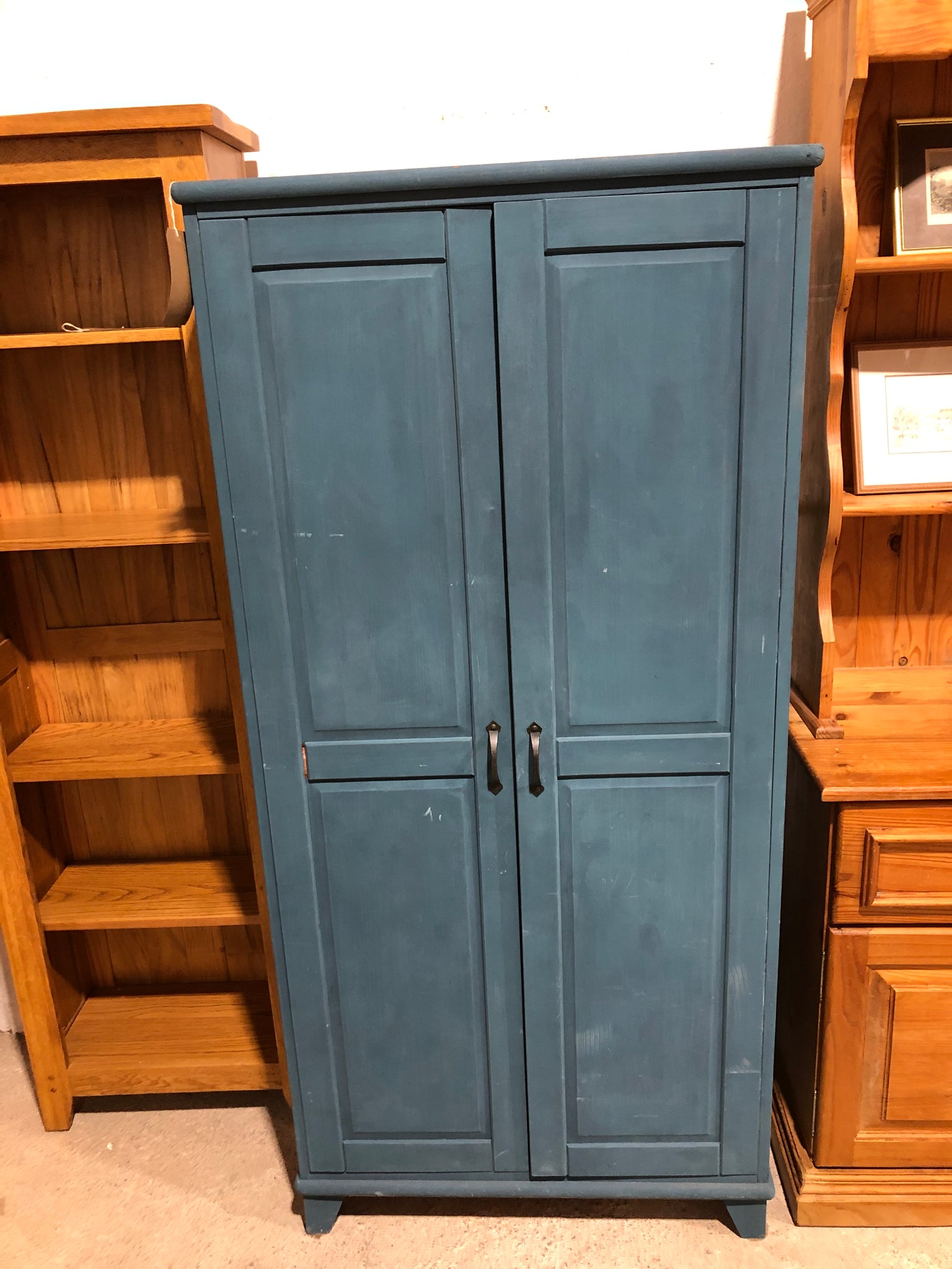 Blue wardrobe