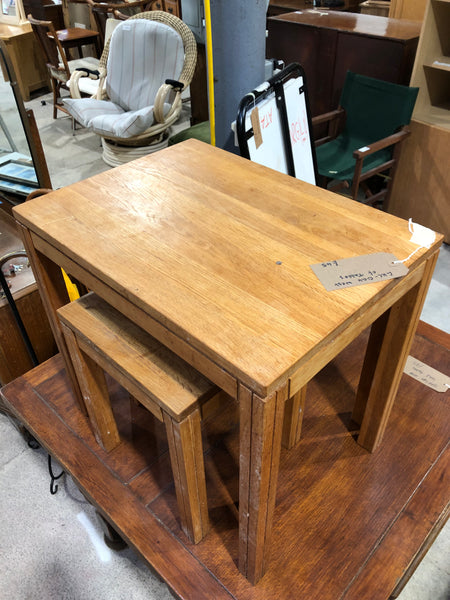 GHC - Oak Nest of Three Tables