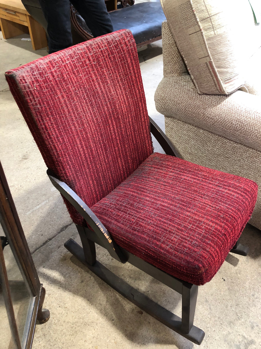 Red rocking chair – The Home Remedy Stroud