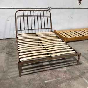 Rose Gold Metal Double Bed