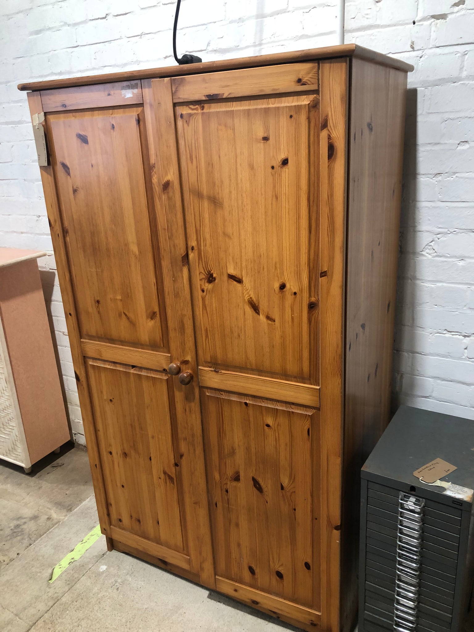 Pine Double Wardrobe