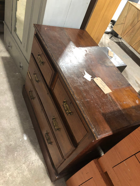 Vintage Oak Two Over Two Chest of Drawers