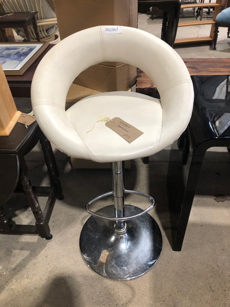 Cream Adjustable Breakfast Bar Stool