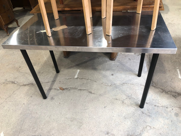 Metal Effect IKEA Kitchen Table