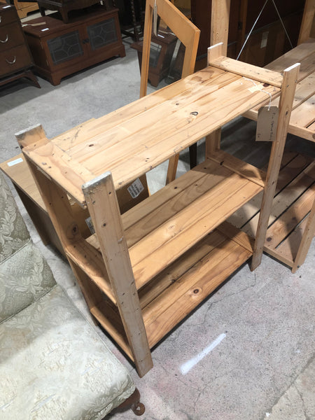 Pine shelving