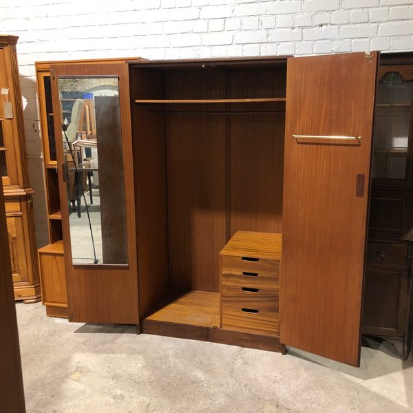 Teak Double Wardrobe