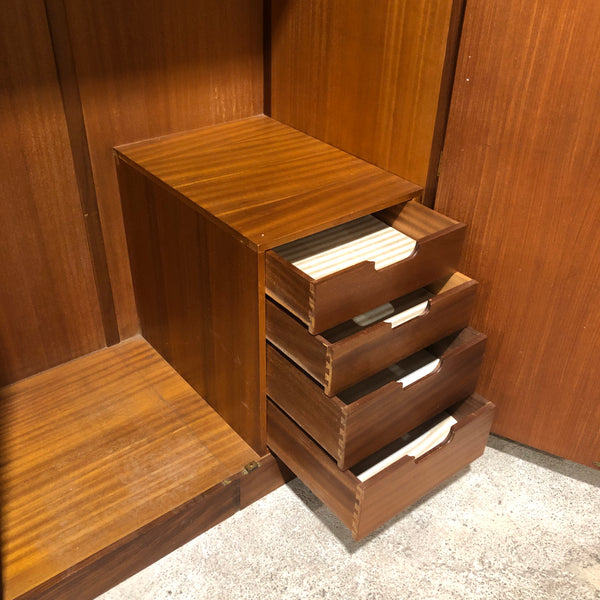 Teak Double Wardrobe