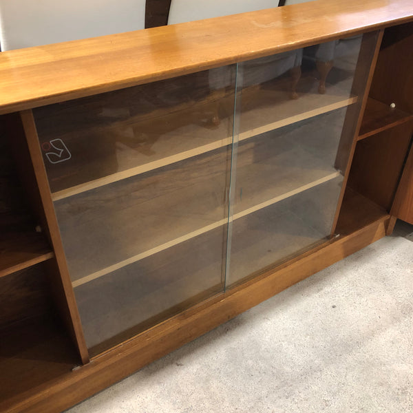 GIBBS Teak Glass Fronted Cabinet