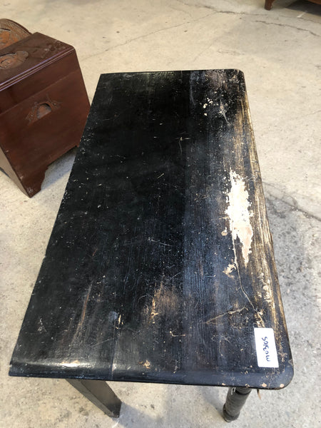 Ebonised Vintage Pine Hallway Table - GHC