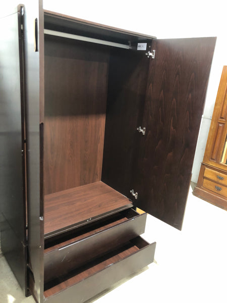 Dark Veneer Wardrobe