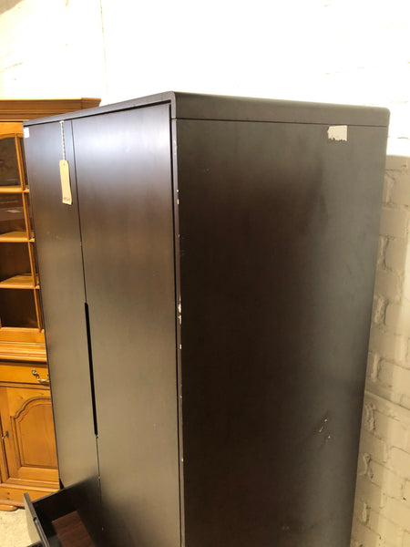 Dark Veneer Wardrobe