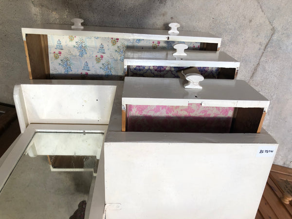 White Drawers/Dressing Table & Mirror - GHC