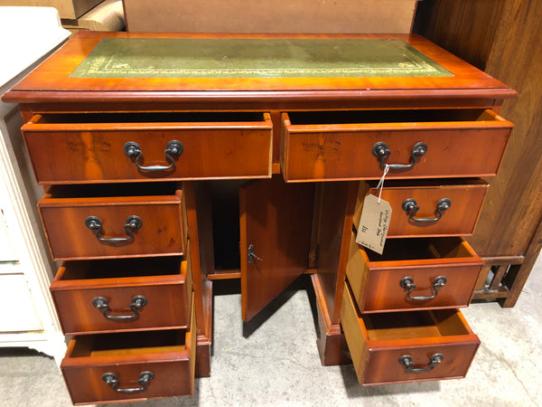 GHC- Vintage cherrywood pedestal writing desk