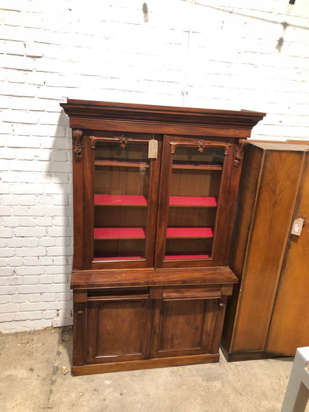 Victorian Mahogany display cabinet