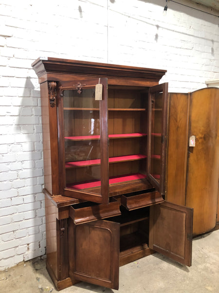 Victorian Mahogany display cabinet