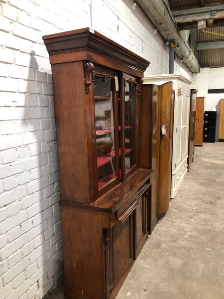 Victorian Mahogany display cabinet