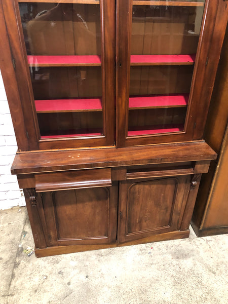 Victorian Mahogany display cabinet