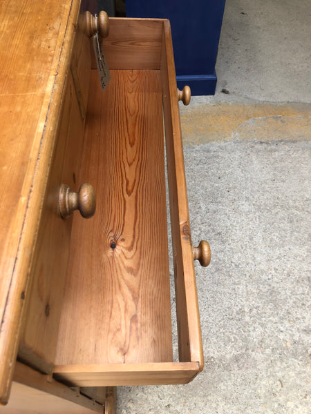 Solid Pine Chest of Drawers with Mirror